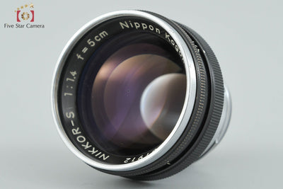 [Used] Nikon NIKKOR-S 50mm f/1.4 Black S-mount