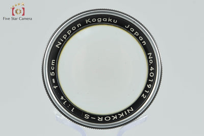 [Used] Nikon NIKKOR-S 50mm f/1.4 Black S-mount