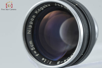 [Used] Nikon NIKKOR-S 50mm f/1.4 Black S-Mount