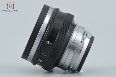 [Used] Nikon NIKKOR-S 50mm f/1.4 Black S-Mount