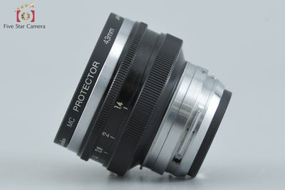[Used] Nikon NIKKOR-S 50mm f/1.4 Black S-Mount