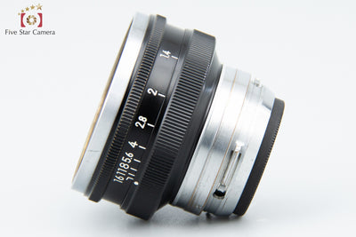 [Used] Nikon Nikkor-S 50mm f/1.4 S Mount