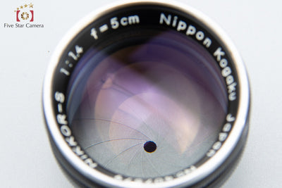 [Used] Nikon Nikkor-S 50mm f/1.4 S Mount