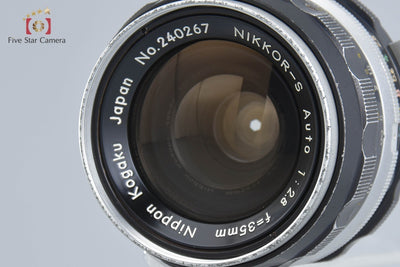 【中古】Nikon ニコン NIKKOR-S Auto 35mm f/2.8