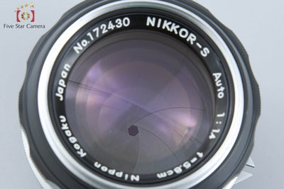 [Used] Nikon NIKKOR-S Auto 58mm f/1.4