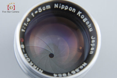 [Used] Nikon NIKKOR-S.C 50mm f/1.4 Nikon S Mount