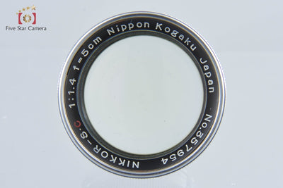 [Used] Nikon NIKKOR-S.C 50mm f/1.4 Nikon S Mount