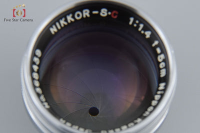 [Used] Nikon NIKKOR-S.C 50mm f/1.4 Nikon S mount