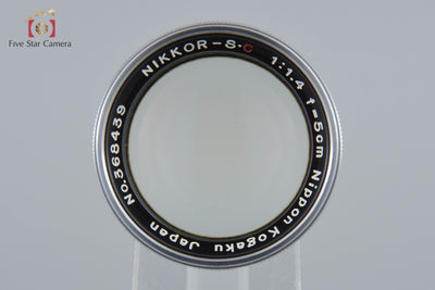 [Used] Nikon NIKKOR-S.C 50mm f/1.4 Nikon S mount