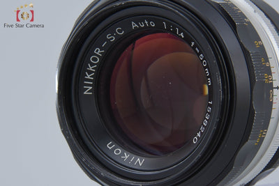 【中古】Nikon ニコン NIKKOR-S.C Auto 50mm f/1.4