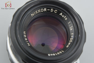 [Used] Nikon NIKKOR-S.C Auto 50mm f/1.4