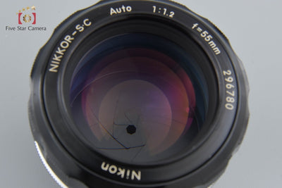 [Used] Nikon NIKKOR-S.C Auto 55mm f/1.2