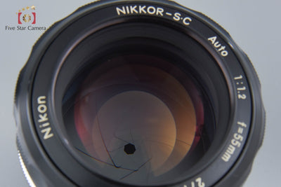 [Used] Nikon Nikkor-S.C Auto 55mm f/1.2