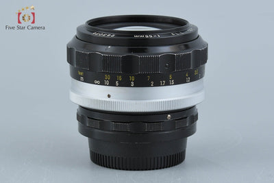 [Used] Nikon NIKKOR-S.C Auto 55mm f/1.2