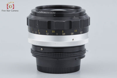 [Used] Nikon Nikkor-S.C Auto 55mm f/1.2 Ai-converted