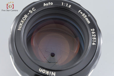 [Used] Nikon Nikkor-S.C Auto 55mm f/1.2 Ai-converted