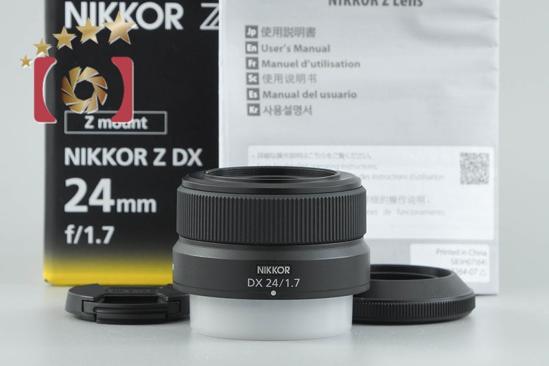 [Used] Nikon NIKKOR Z DX 24mm f/1.7 with Original Box