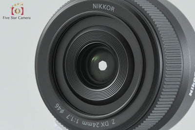 [Used] Nikon NIKKOR Z DX 24mm f/1.7 with Original Box