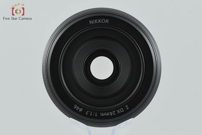 [Used] Nikon NIKKOR Z DX 24mm f/1.7 with Original Box