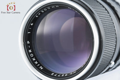 [Used] Nikon Nikkor-P 200mm f/4 Early Model for Zenza Bronica EC S2 S2A
