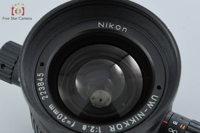 [Used] Nikon UW-NIKKOR 20mm f/2.8 + 20mm Underwater Optical Viewfinder for NIKONOS