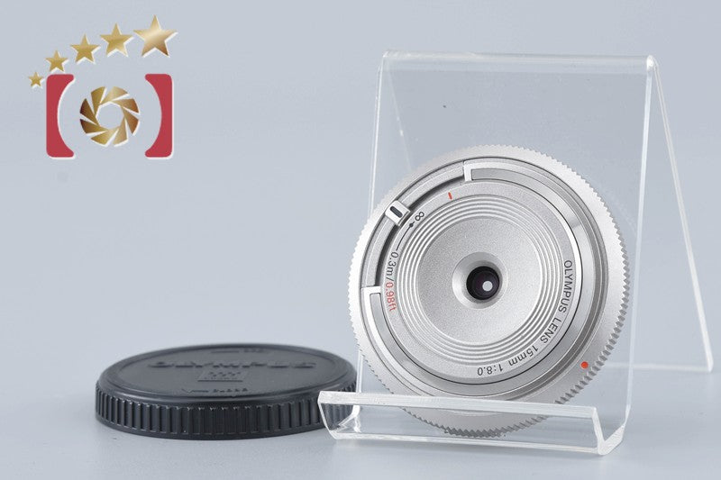 【中古】OLYMPUS オリンパス 15mm f/8 ボディキャップレンズ BCL-1580 シルバー