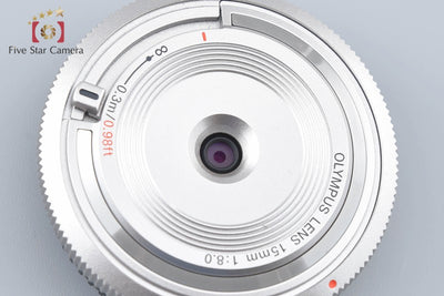 [Used] OLYMPUS Olympus 15mm f/8 Body Cap Lens BCL-1580 Silver