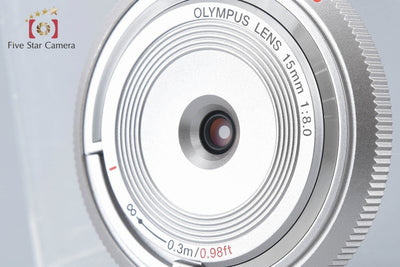[Used] OLYMPUS Olympus 15mm f/8 Body Cap Lens BCL-1580 Silver