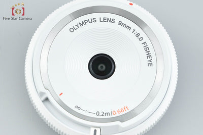 [Used] OLYMPUS Olympus Fisheye Body Cap Lens BCL-0980 (9mm F8.0 Fisheye) White