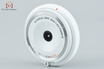 [Used] OLYMPUS Olympus Fisheye Body Cap Lens BCL-0980 (9mm F8.0 Fisheye) White