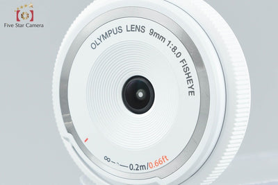[Used] OLYMPUS Olympus Fisheye Body Cap Lens BCL-0980 (9mm F8.0 Fisheye) White