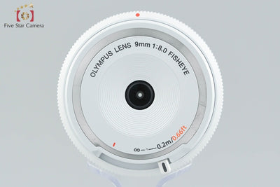 [Used] OLYMPUS Olympus Fisheye Body Cap Lens BCL-0980 (9mm F8.0 Fisheye) White