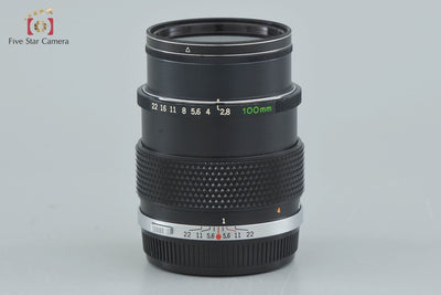 [Used] OLYMPUS E.ZUIKO AUTO-T 100mm f/2.8