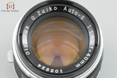 [Used] OLYMPUS G.ZUIKO AUTO-S 40mm f/1.4 PEN F-Mount, overhauled in October 2025