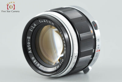 [Used] OLYMPUS G.ZUIKO AUTO-S 40mm f/1.4 PEN F-Mount, overhauled in October 2025