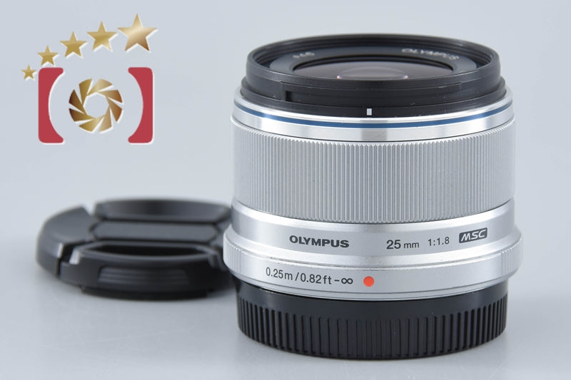Used Olympus M.ZUIKO DIGITAL 25mm f/1.8 Silver
