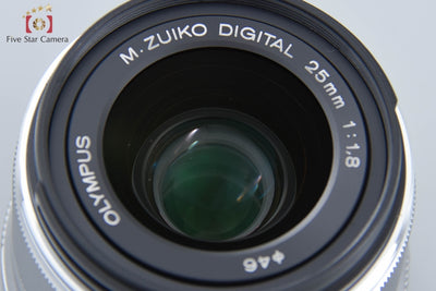 Used Olympus M.ZUIKO DIGITAL 25mm f/1.8 Silver
