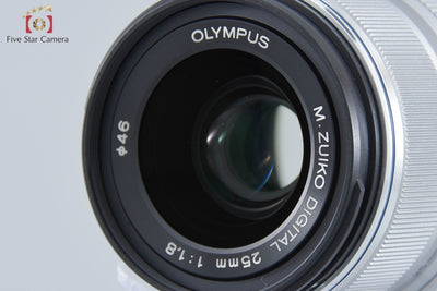Used Olympus M.ZUIKO DIGITAL 25mm f/1.8 Silver