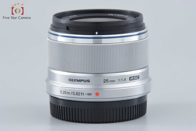 Used Olympus M.ZUIKO DIGITAL 25mm f/1.8 Silver