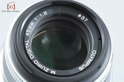 [Used] OLYMPUS M.ZUIKO DIGITAL 45mm f/1.8 Silver