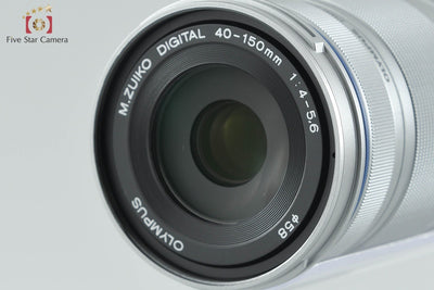 【中古】OLYMPUS オリンパス M.ZUIKO DIGITAL ED 40-150mm f/4-5.6 R シルバー