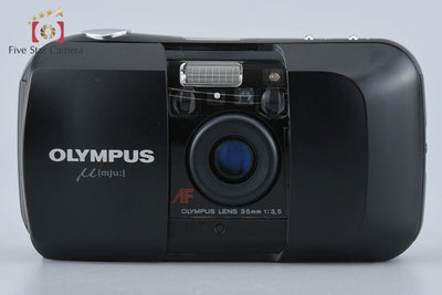 [Used] OLYMPUS Olympus μ[mju:] Mju Black Compact Film Camera