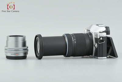 [Used] OLYMPUS OM-D E-M10 Mark III EZ Double Zoom Kit Silver, Very Low Shutter Count