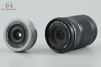[Used] OLYMPUS OM-D E-M10 Mark III EZ Double Zoom Kit Silver, Very Low Shutter Count