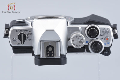 [Used] OLYMPUS Olympus OM-D E-M10 Mark II Silver Mirrorless Interchangeable Lens Camera with Original Box