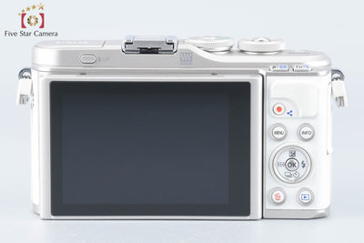[Used] OLYMPUS Olympus PEN E-PL10 EZ Double Zoom Kit White, Low Shutter Count