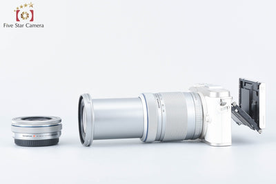 [Used] OLYMPUS Olympus PEN E-PL10 EZ Double Zoom Kit White, Low Shutter Count