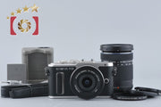 Used: OLYMPUS Olympus PEN E-PL8 EZ Double Zoom Kit Silver, Low Shutter Count