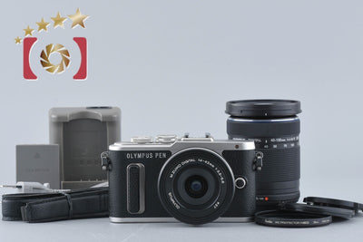 Used: OLYMPUS Olympus PEN E-PL8 EZ Double Zoom Kit Silver, Low Shutter Count