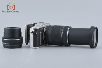 Used: OLYMPUS Olympus PEN E-PL8 EZ Double Zoom Kit Silver, Low Shutter Count